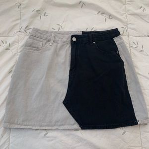 Colorblock skirt